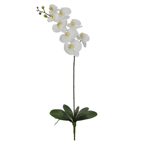 Orquídea Phalenopolis Real C/ Folha Permanente Perfeita, aramada, lavável, ideal para ambientes internos e corporativo, não precisa regar.